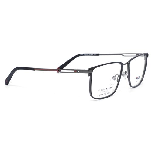 Aro completo rectangular Fila metálico para hombre