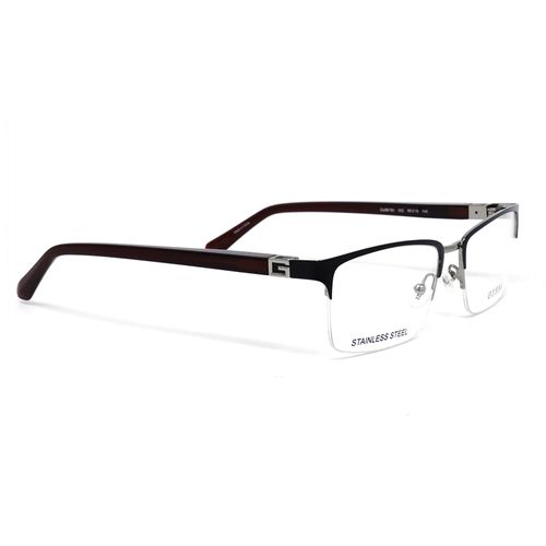Aro semi al aire rectangular Guess metálico para hombre