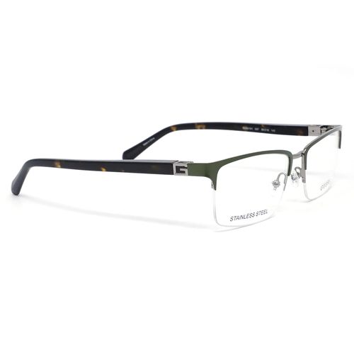 Aro semi al aire rectangular Guess metálico para hombre