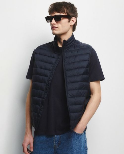 Chaleco acolchado Sfera azul para hombre