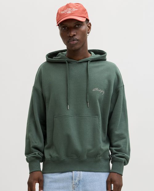 Hooded Jack & Jones loose fit verde para hombre
