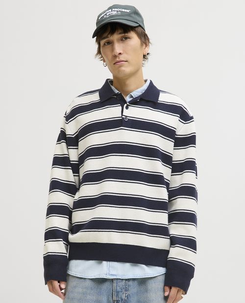 Suéter Jack & Jones loose fit rayado para hombre