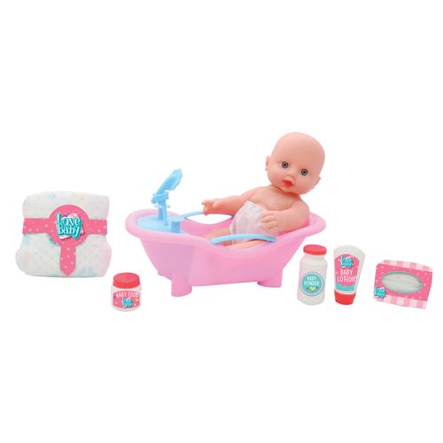 Love Baby Muñeca 30Cms C/ Bañera