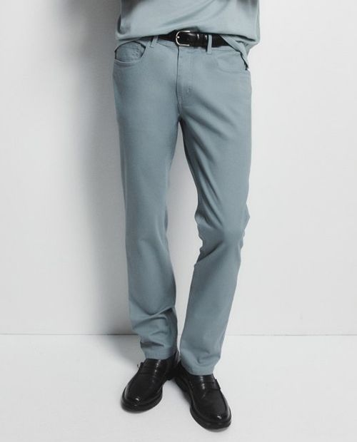 Pantalón Sfera slim fit gris para hombre