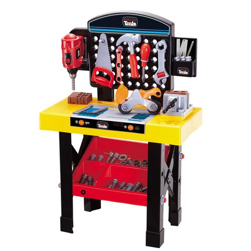 Building Time Tools Mesa de Trabajo Grande C/Herramientas 44 Piezas
