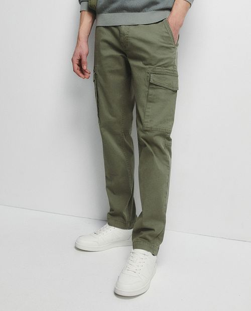 Pantalón Sfera cargo verde para hombre