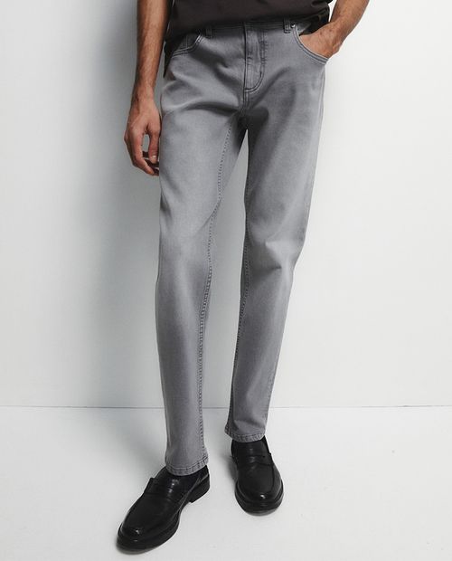 Jeans Sfera slim fit gris para hombre