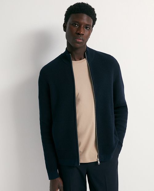 Chaqueta Sfera azul tejido para hombre