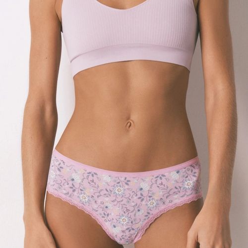 Panti Women Secret rosado estampado floral para mujer