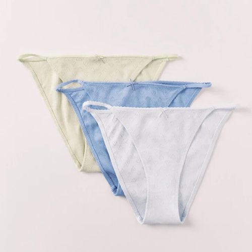Set de 3 bikinis Women Secret multicolor con textura para mujer