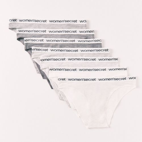 Set de 7 pantis Women Secret multicolor para mujer