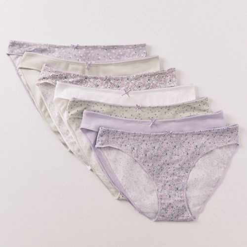 Set de 7 pantis Women Secret estampadas para mujer