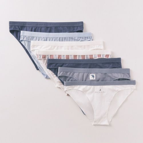 Set de 7 pantis Women Secret estampadas para mujer