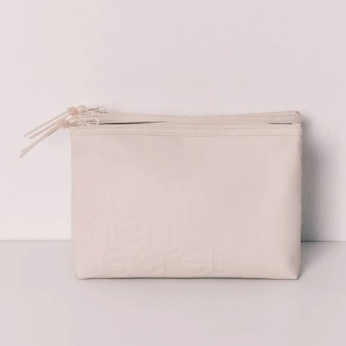 Neceser Women Secret beige estampado