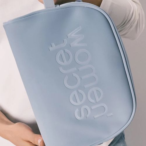 Neceser Women Secret azul estampado