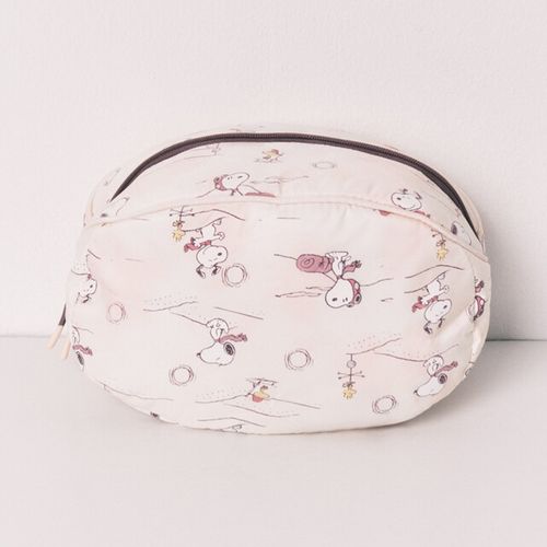 Cosmetiquera Women Secret beige estampado Snoopy