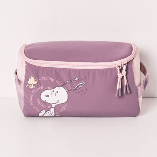 Cosmetiquera Women Secret morada estampado Snoopy