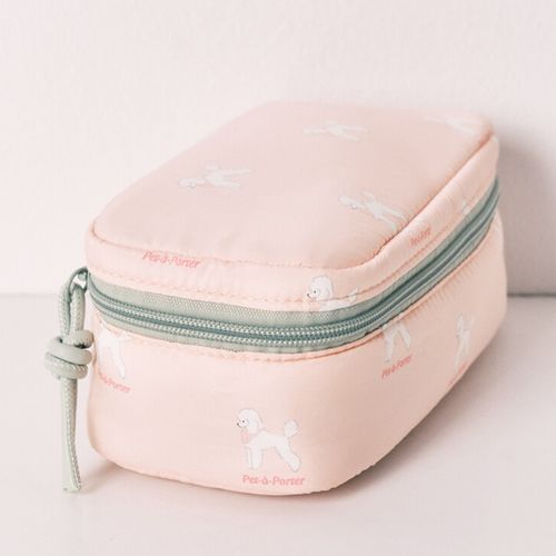 Cosmetiquera Women Secret rosada estampado de perritos