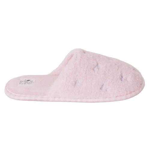 Pantuflas rosadas para mujer
