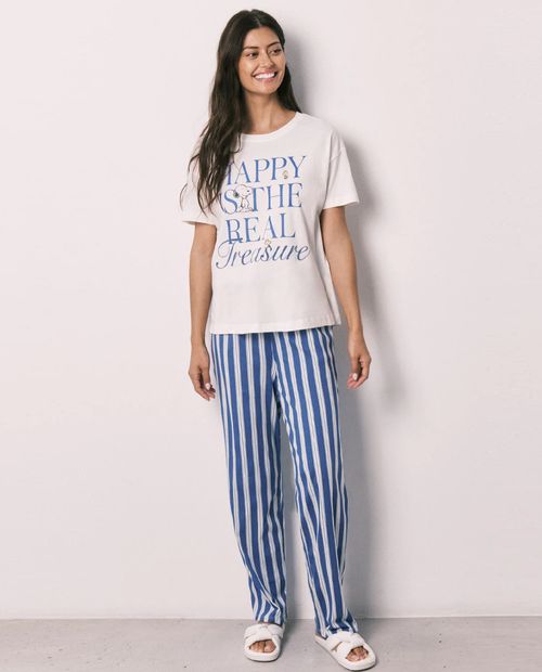Pijama azul de Snoopy para mujer