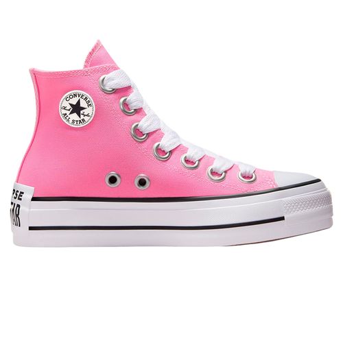Zapato Converse Chuck Taylor All Star Lift color rosado/blanco para mujer