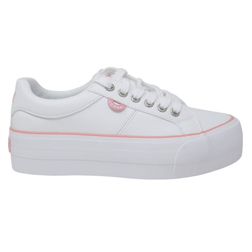 Zapato casual Coral color blanco para mujer