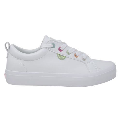 Zapato casual Coral color blanco para mujer