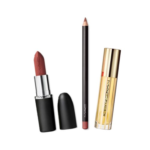 MAC Brillo para labios Lipglass Blow + Labial Macximal Mate Sedoso
