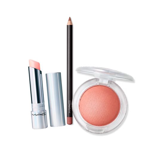 MAC Bálsamo labial Glow Play Tendertalk + Blush Acolchado Glow Play
