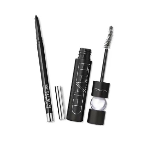 MAC Máscara de pestañas MACStack Elevated + Lápiz Gel Delineador para Ojos
