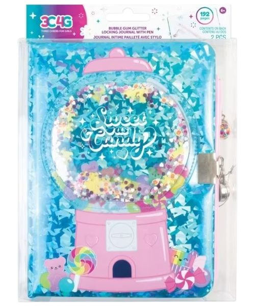 Cuaderno con cierre y bolígrafo diseño chicle Make It Real