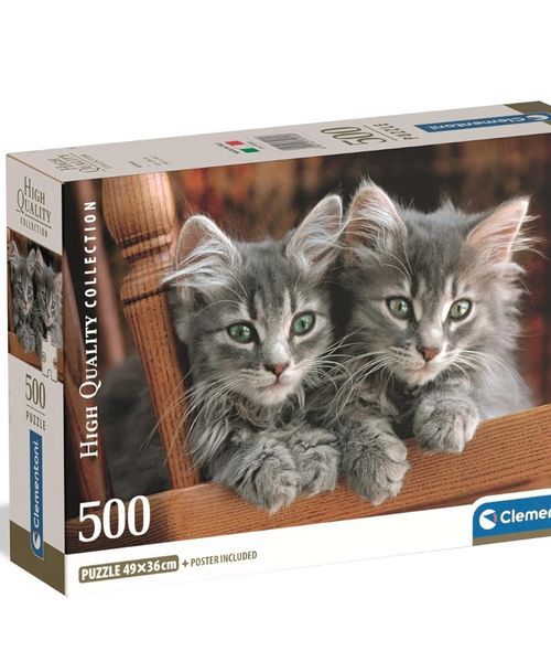 Rompecabezas Clementoni gatitos 500 piezas