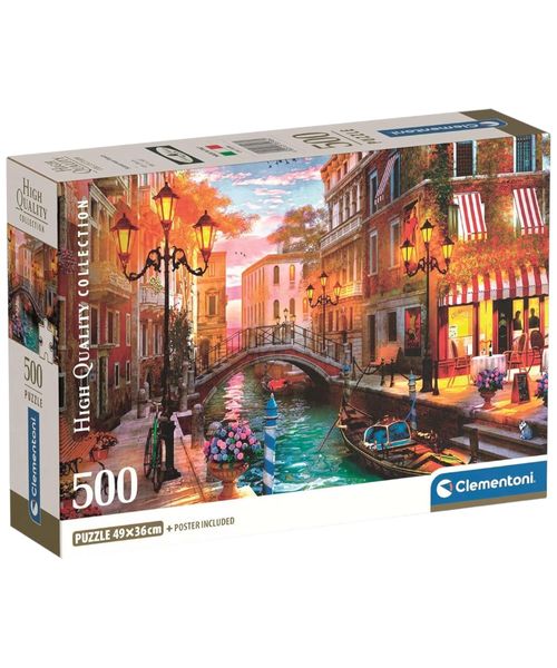 Rompecabezas Clementoni Venecia al atardecer 500 piezas
