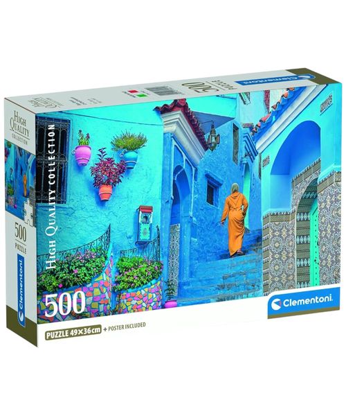 Rompecabezas Clementoni Chefchaouen 500 piezas