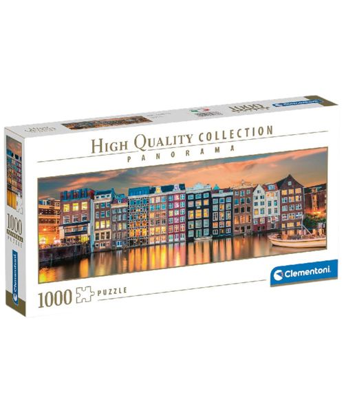 Rompecabezas Clementoni panorámica de Amsterdam 1000 piezas