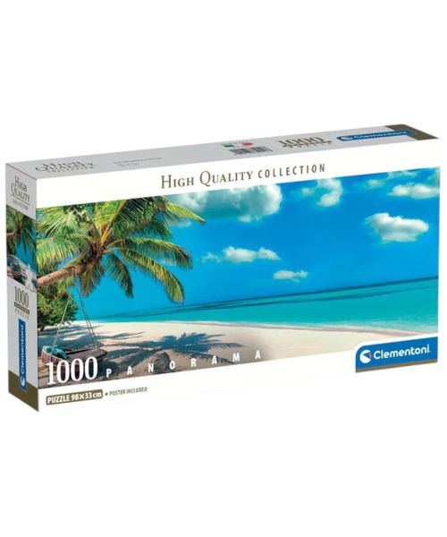 Rompecabezas Clementoni Playa Tropical 1000 piezas