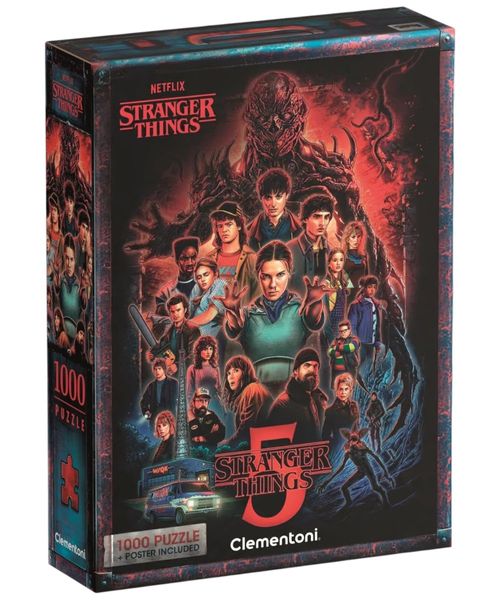 Rompecabezas Clementoni Stranger Things 1000 piezas