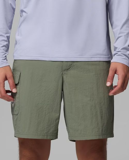 Short casual Columbia regular fit verde para hombre