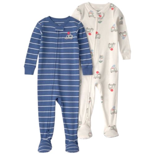 Set de 2 pijamas multicolor con estampado para bebé niño