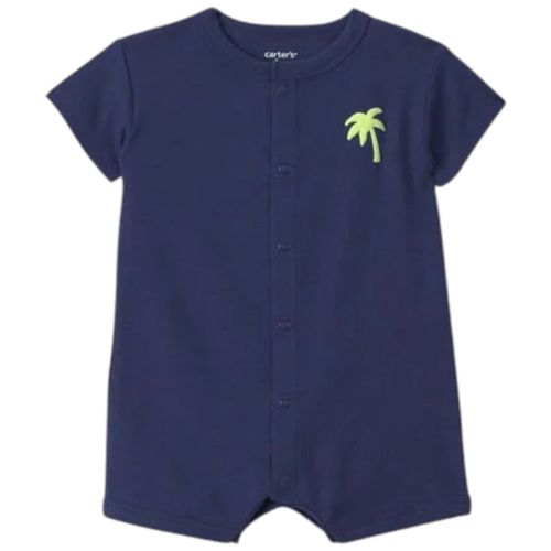 Romper azul con estampado para bebé niño