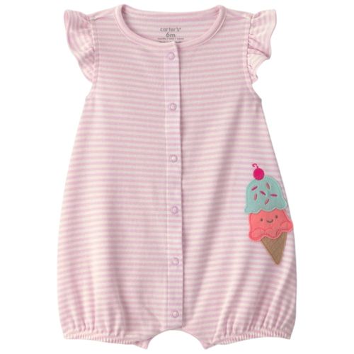 Romper rosado para bebé niña