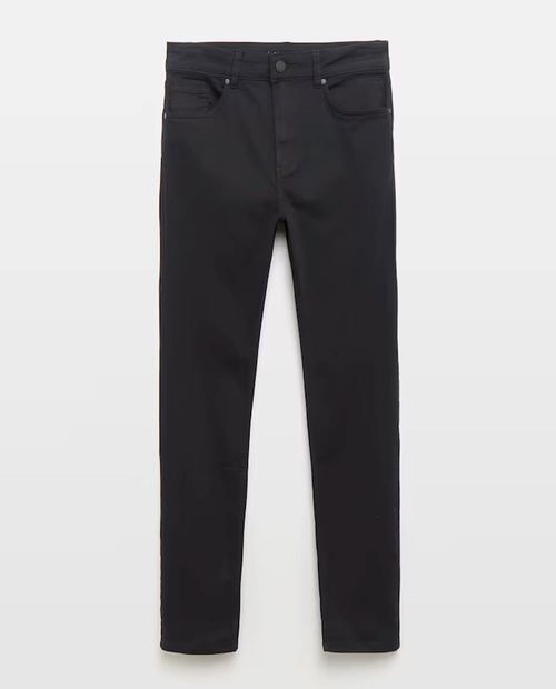 Jeans slim fit negro heather para mujer