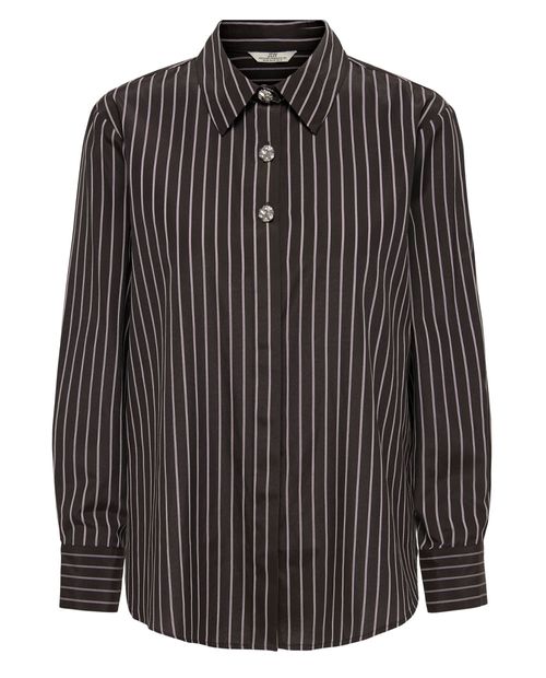 Blusa loose fit con rayas para mujer