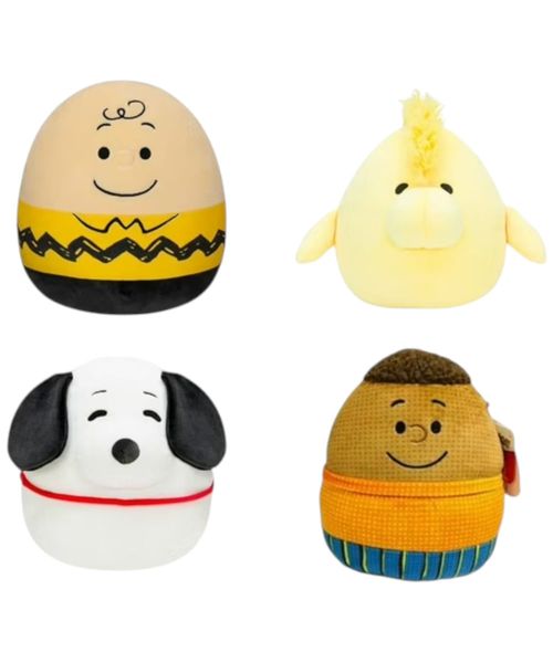 Peluche Squishmallows Peanuts 20 cm 75th anniversary (1 unidad surtido)