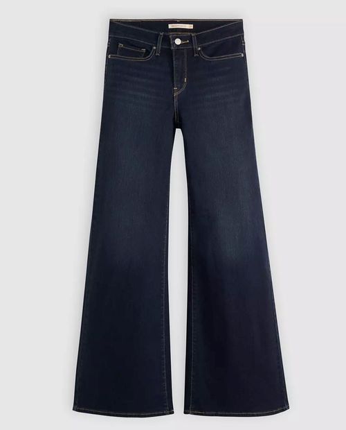 Jeans Levi's 318 wide leg azul oscuro denim para mujer
