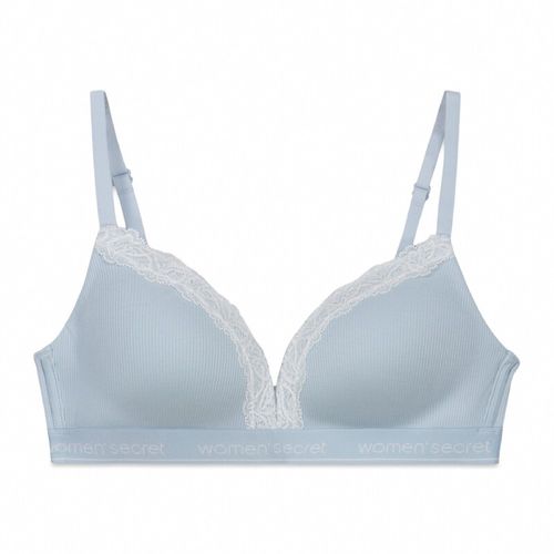 Brasier Women Secret celeste para mujer