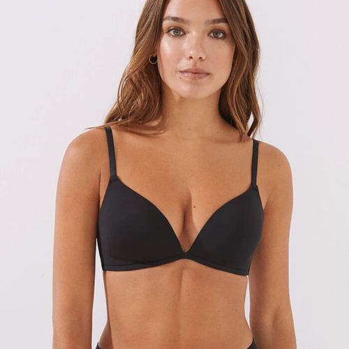 Brasier sin aro negro sólido para mujer