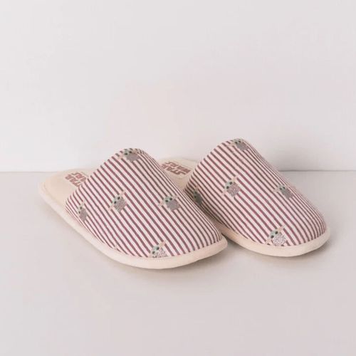 Pantuflas con estampado de Baby Yoda para mujer