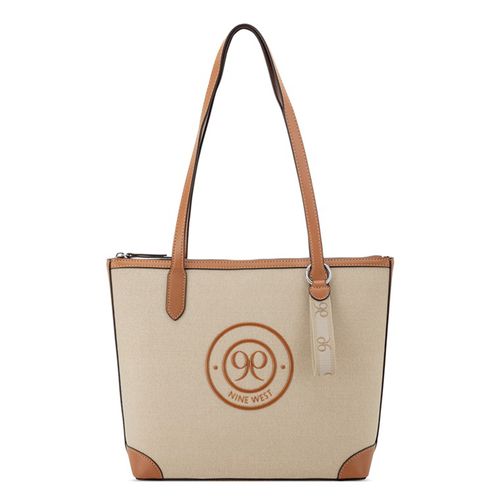 Cartera tote Nine West color beige para mujer