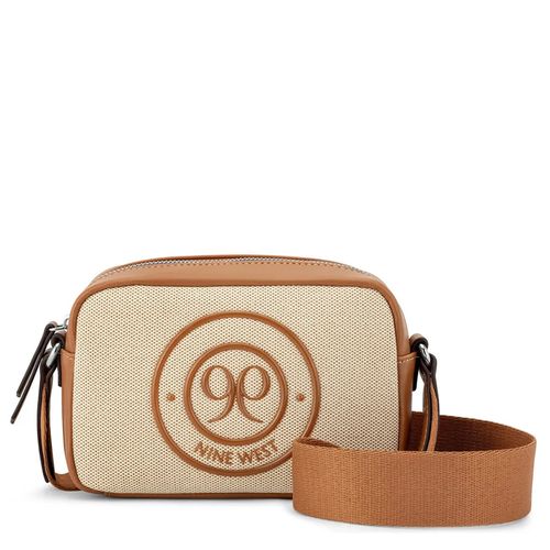 Cartera crossbody Nine West color beige para mujer